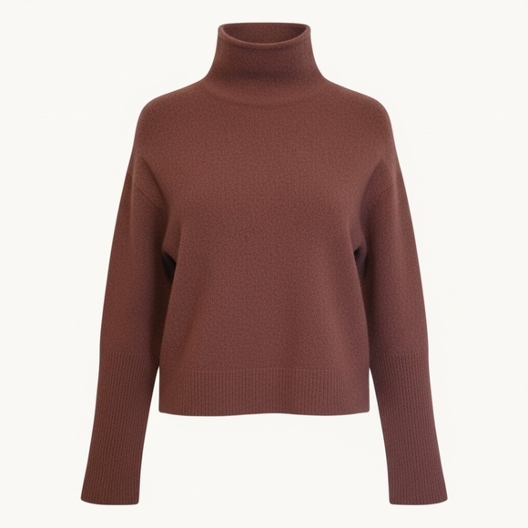 Wilfred Sweaters - Wilfred Cropped Mock Neck Sweater – Dusty Rose | Size S